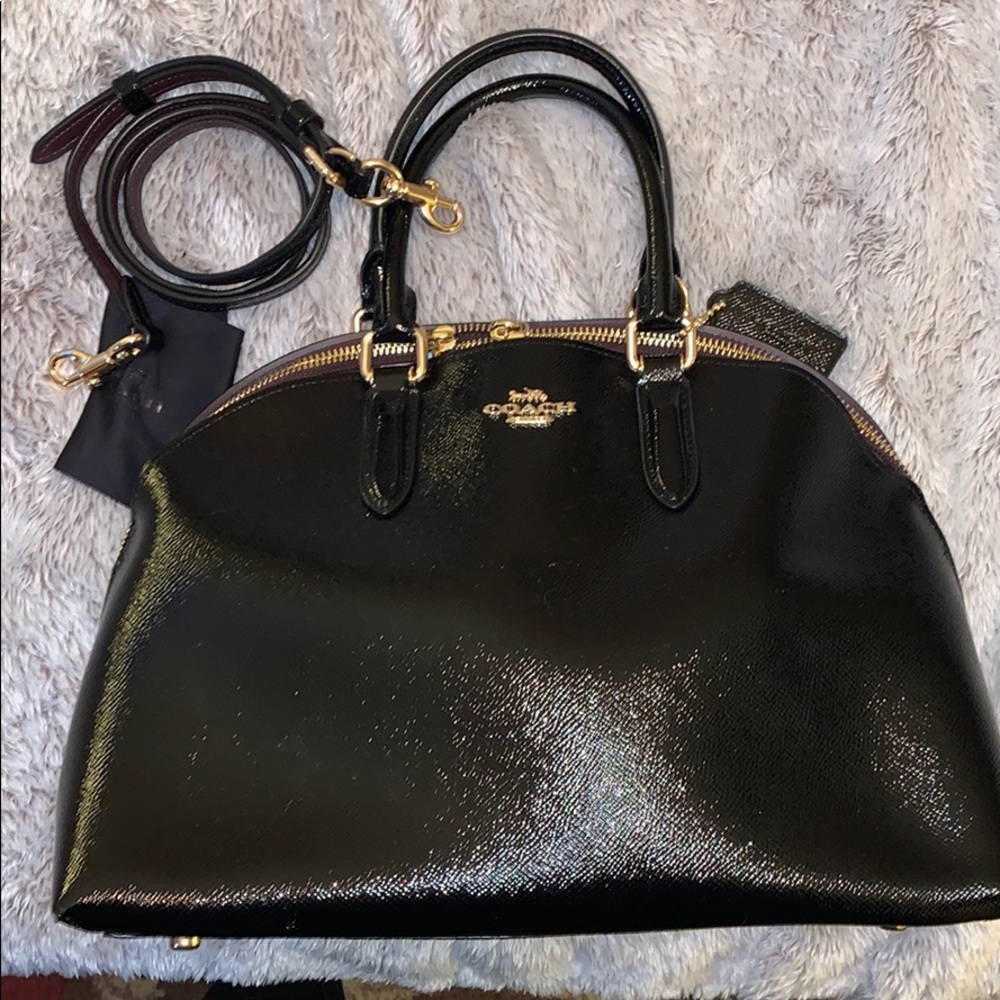 Patent Leather Quinn Satchel
